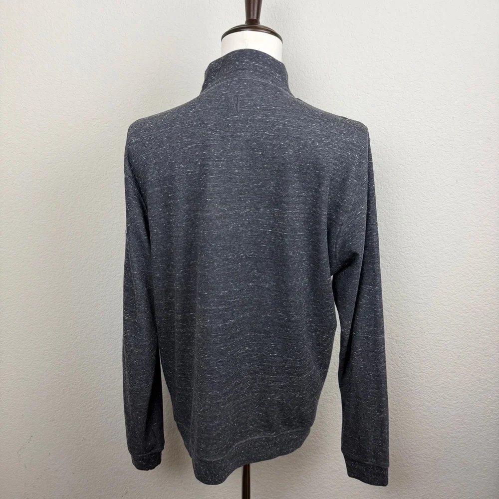 Johnnie-O Sully 1/4 Zip Pull Over  | Men’s Large | Pewter